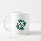 Vintager Doppelphoenix Kaffeetasse (Links)