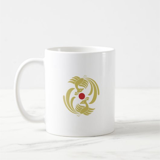 Vintager Doppelphoenix Kaffeetasse (Links)