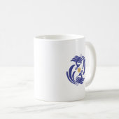Vintager Doppelphoenix Kaffeetasse (VorderseiteRechts)