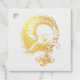 Vintager Drache Geschenkanhänger