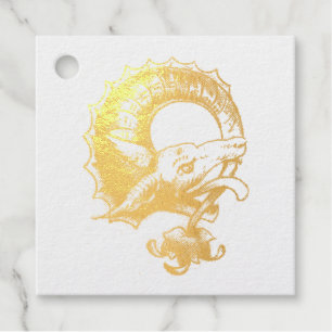 Vintager Drache Geschenkanhänger