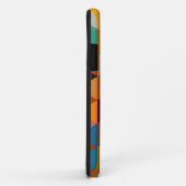 Vintager Dreieck-Muster-Hintergrund Case-Mate iPhone Hülle (Hinten/Rechts)