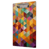 Vintager Dreieck-Muster-Hintergrund Klemmbrett (Links)