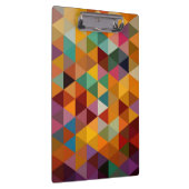 Vintager Dreieck-Muster-Hintergrund Klemmbrett (Rechts)