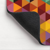 Vintager Dreieck-Muster-Hintergrund Mousepad (Ecke)