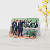 Vintager Drink St Patrick's Day Card Karte (Gelbe Blume)