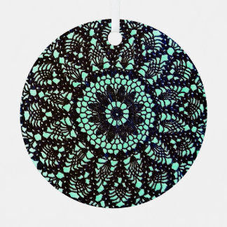 Vintager Druckauftrag Ornament Aus Metall