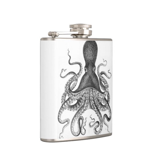 Vintager Drucktopf Flachmann (Rechts)