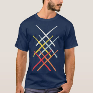Vintager Drummer Retro Drum Sticks Geschenk T-Shirt