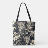 Vintager Dschungel Jaguar Tasche (Rückseite)