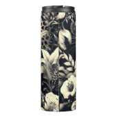 Vintager Dschungel Jaguar Thermosbecher (Rückseite)