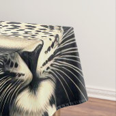 Vintager Dschungel Jaguar Tischdecke (Beispiel)