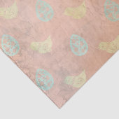 Vintager Dunkler Orange Oaster Seidenpapier (Ausschnitt)