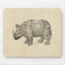 Vintager Durer Rhino Mousepad