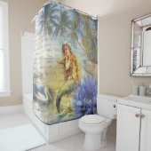 Vintager Duschvorhang (Beispiel)