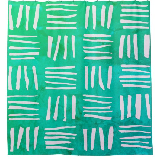 Vintager Duschvorhang (Vorderseite)