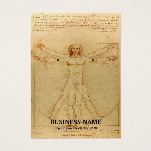 Vintager Earring Holder Da Vinci menschlicher Körp (Vorderseite)