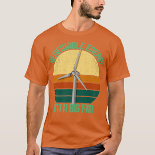 Vintager Earth Day Renewable Energy Ix27m ein groß T-Shirt