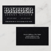 Vintager Edelbarren Visitenkarte (Vorne/Hinten)