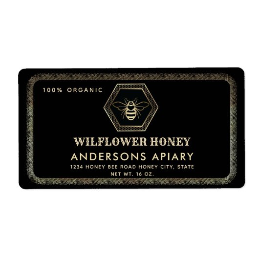 Vintager Edelgoldblütenhonigjar (Vorne)