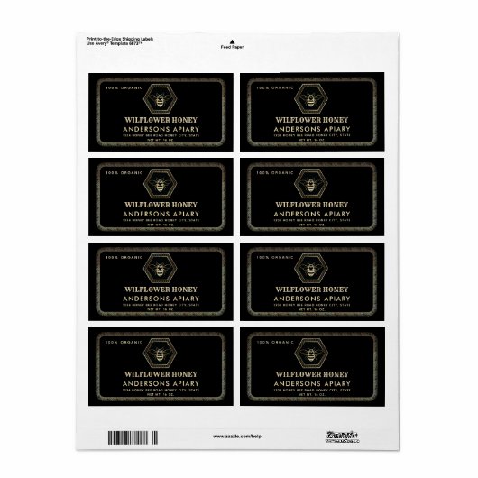 Vintager Edelgoldblütenhonigjar (Vorne)