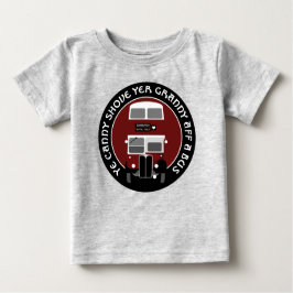 Vintager Edinburgh Doppeldecker Baby T-shirt