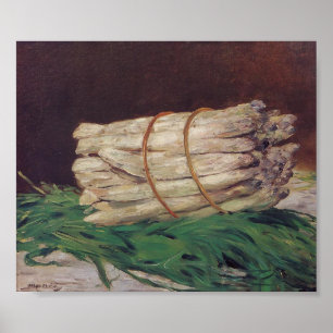 Vintager Edouard Manet Bunch Asparagus Poster