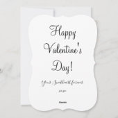 Vintager Edwardian Valentine Engelscupid weiß Feiertagskarte (Rückseite)