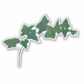 Vintager Efeu des klassischen Englisch Aufkleber (Vorderseite)