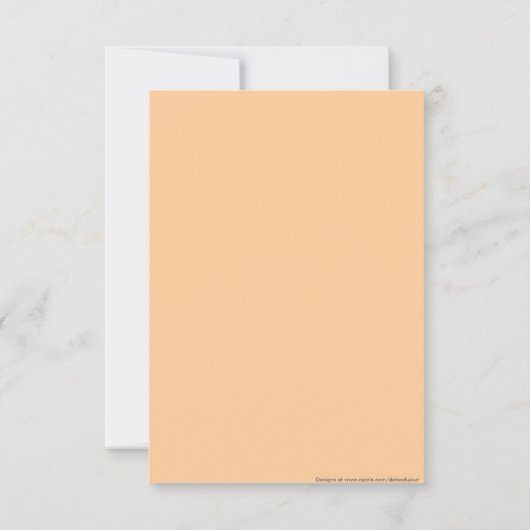 Vintager Eichenbaum Save the Date Hochzeit (Rückseite)