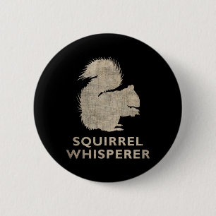 Vintager EichhörnchenWhisperer Button