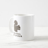 Vintager EichhörnchenWhisperer Kaffeetasse (Vorderseite Links)