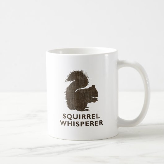 Vintager EichhörnchenWhisperer Kaffeetasse (Rechts)