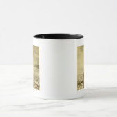 Vintager Eifel Turm Paris Frankreich 1889 Tasse (Zentrum)