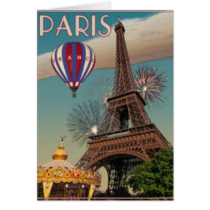 Vintager Eiffel-Turm - 18x24