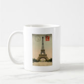 Vintager Eiffel-Turm Kaffeetasse (Links)