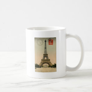 Vintager Eiffel-Turm Kaffeetasse