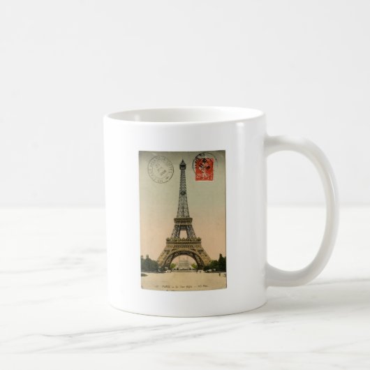 Vintager Eiffel-Turm Kaffeetasse (Rechts)
