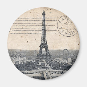 Vintager Eiffel-Turm Magnet