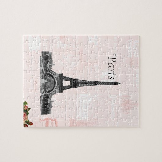 Vintager Eiffel-Turm Puzzle (Horizontal)