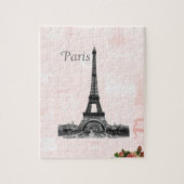Vintager Eiffel-Turm Puzzle (Vertikal)