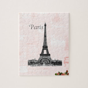 Vintager Eiffel-Turm Puzzle