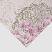 Vintager Eiffelturm Blume Paris Decoupage Seidenpapier (Ausschnitt)