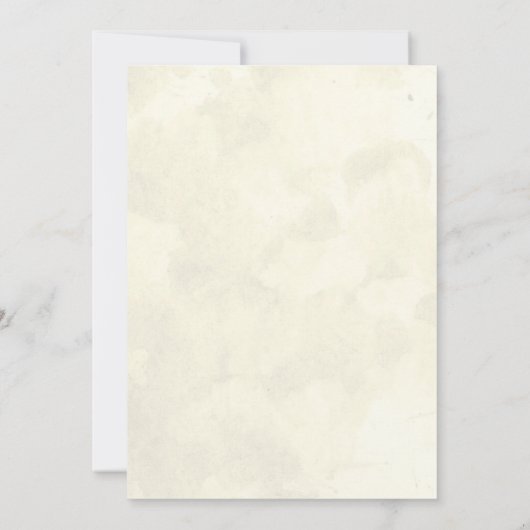 Vintager Eiffelturm Bridal - Einladungen (Rückseite)