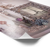 Vintager Eiffelturm-Foto Fotodruck (Ecke)