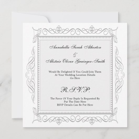 Vintager Eiffelturm in Paris Einladung (Rückseite)