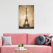 Vintager Eiffelturm Leinwanddruck (Insitu (Wohnzimmer))