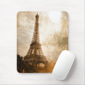 Vintager Eiffelturm-Mauspad Mousepad (Mit Mouse)