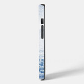 Vintager Eiffelturm - mit Monogramm Case-Mate iPhone Hülle (Rückseite / Links)