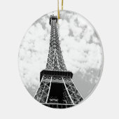 Vintager Eiffelturm Paris Keramikornament (Links)